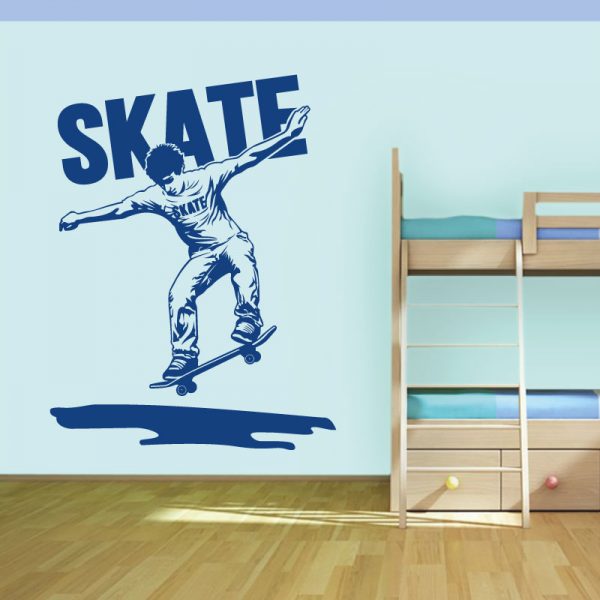 Skater. Autocolante decorativo de parede.
