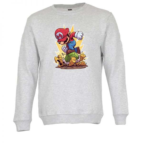 Sweatshirt Super Mario. Unissexo