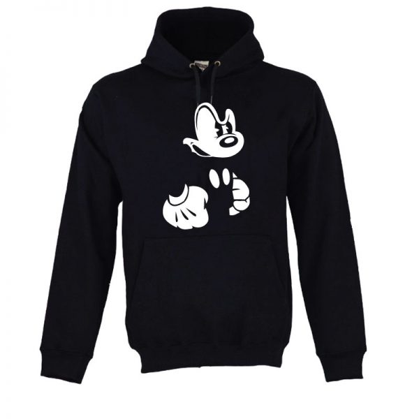 Sweatshirt com capuz Mickey irritado