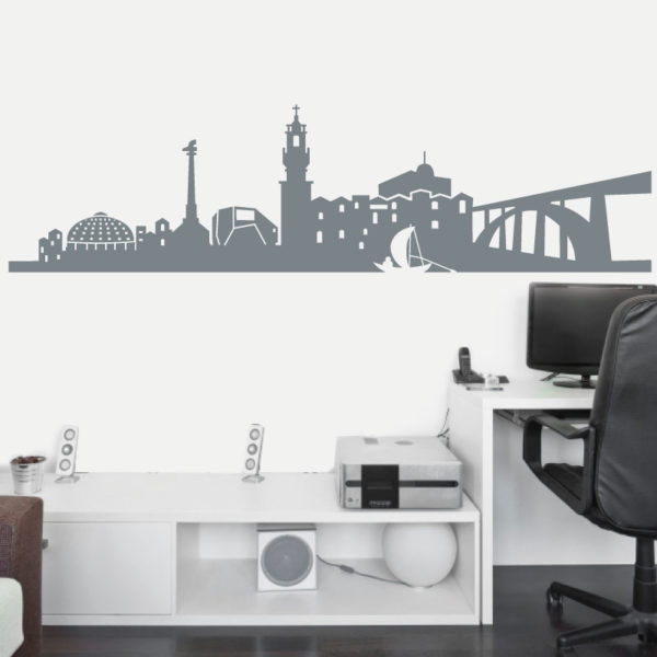 Decore o seu espaço com este vinil autocolante decorativo Cidade do Porto! A solução perfeita para alegrar ambientes.